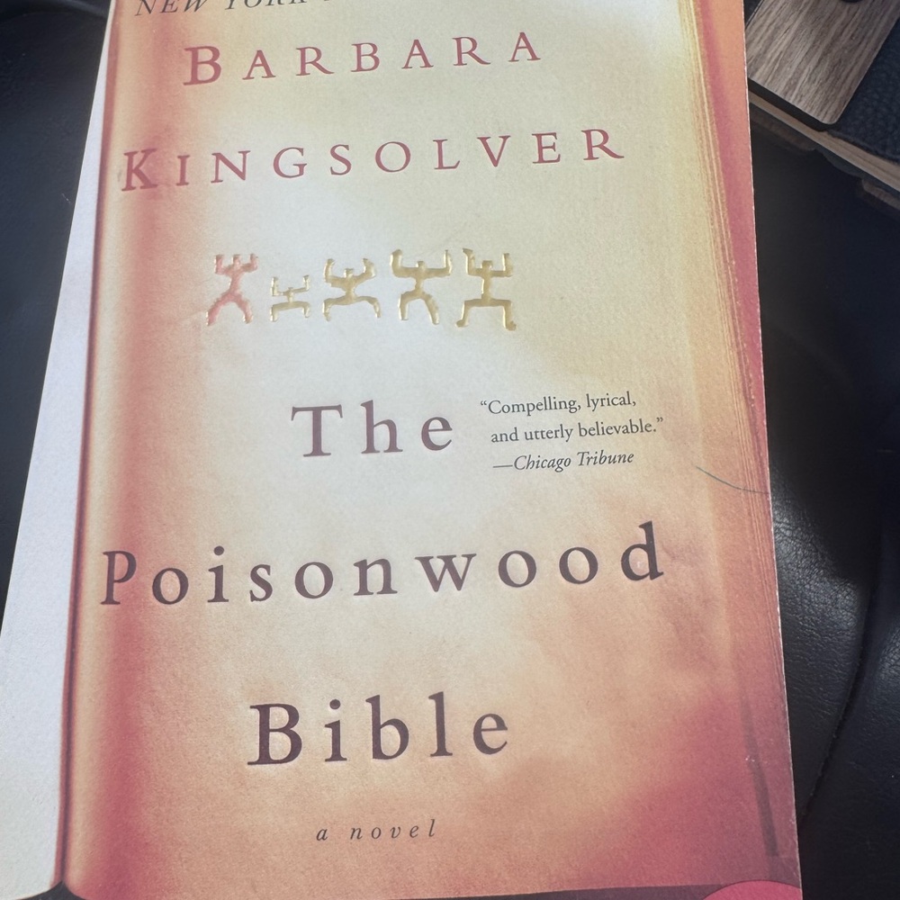 The Poisonwood Bible by Barbara Kingsolver - Beige & Rust Cover